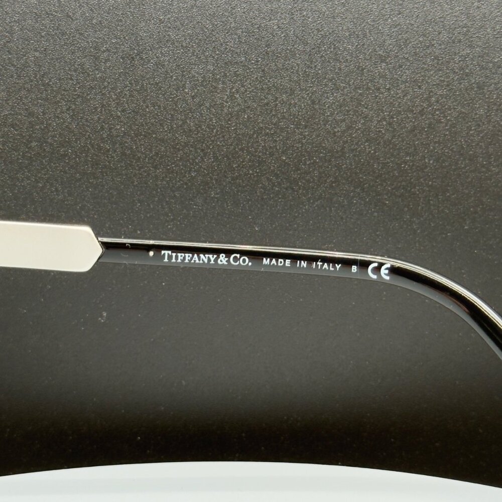 Tiffany & Co TF 4175B 8285/9S Black Cat Eye Sunglasses Blue Lens 55 19 140 READ - Picture 14 of 15